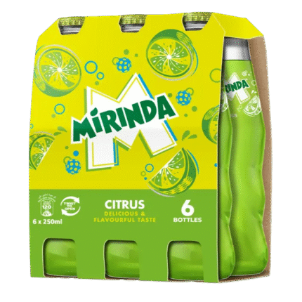 mirinda citrus glass bottle 250ml