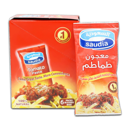 Saudia tomato paste (6×60g)