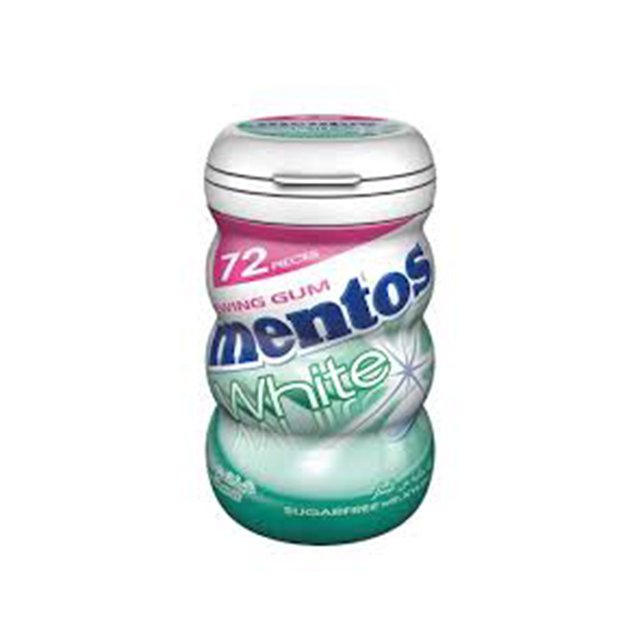 mentos white chewing gum sugar free with xylitol big