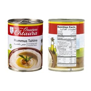 Hummus tahina Conserves chtaura (chickpeas with sesame paste)(380g) sar 5
